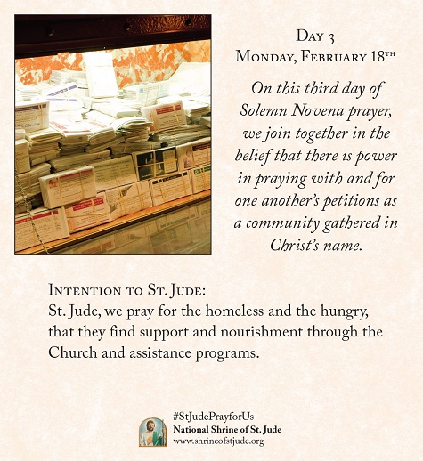 2015 February Solemn Novena Prayer to St. Jude - Day 3