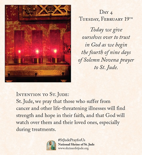 2015 February Solemn Novena Prayer to St. Jude - Day 4